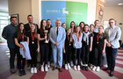 Mlade Hrvatske prvakinje iz OK Vodnjan na prijemu kod župana Borisa Miletića