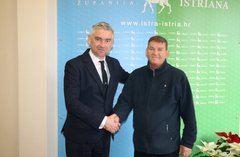 Si è svolto il ricevimento per il presidente dell'associazione Vanga Karlo Godina in occasione dell'anniversario dell'operazione di polizia militare di Maslenica
