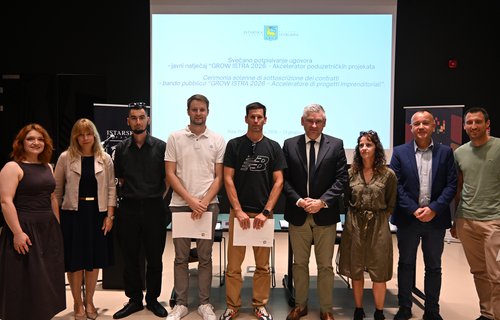 Dieci progetti imprenditoriali accedono al primo programma di accelerazione della Regione Istriana “GROW ISTRA 2026 – Acceleratore di progetti imprenditoriali”