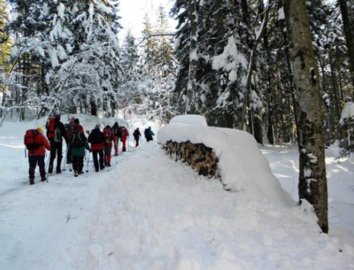 Nel centro scientifico educativo della Casa speleo è stata organizzata un'avventura invernale della durata di cinque giorni