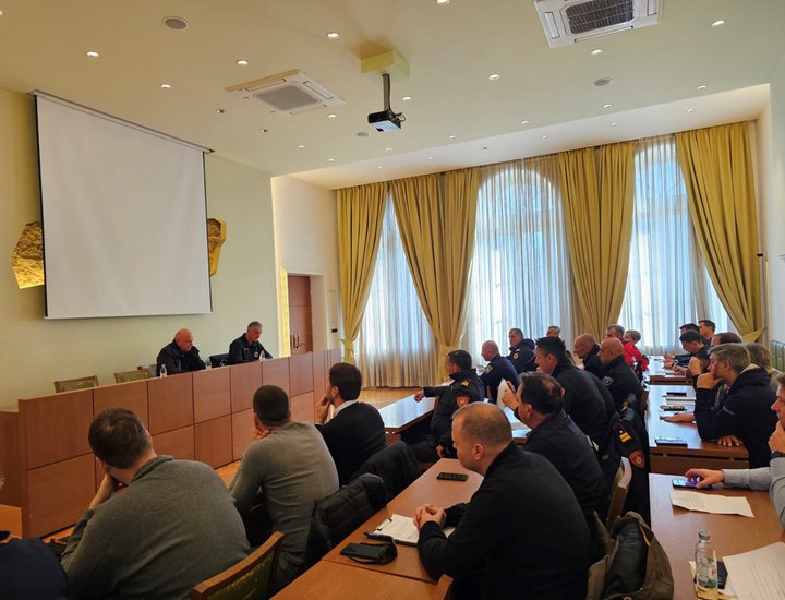 Pazin - 40. sjednica Stožera civilne zaštite Istarske županije