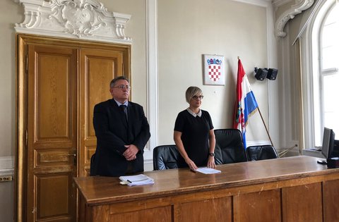 Si è tenuto il giuramento solenne dei giudici d'assise del Tribunale regionale di Pola