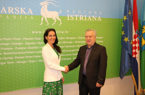 Prima visita ufficiale dell'ambasciatrice della Svizzera alla Regione Istriana
