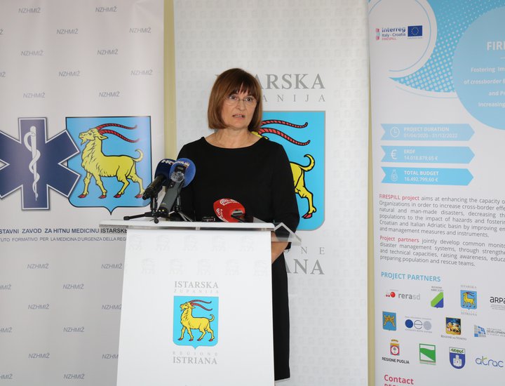 Zamjenica župana Gordana Antić imenovana načelnicom Stožera civilne zaštite Istarske županije