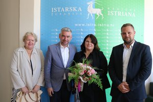 Il presidente Miletić ha ricevuto la manager dell'anno Arijela Draguzet